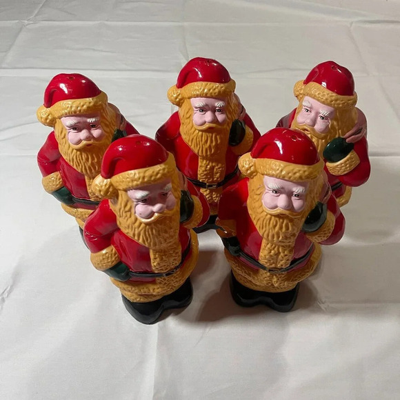 Vintage Santa Blow Molds